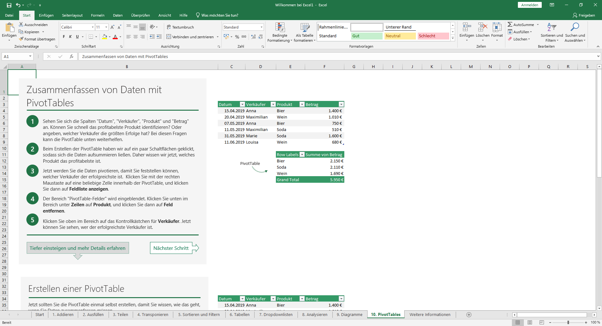 microsoft excel 2019