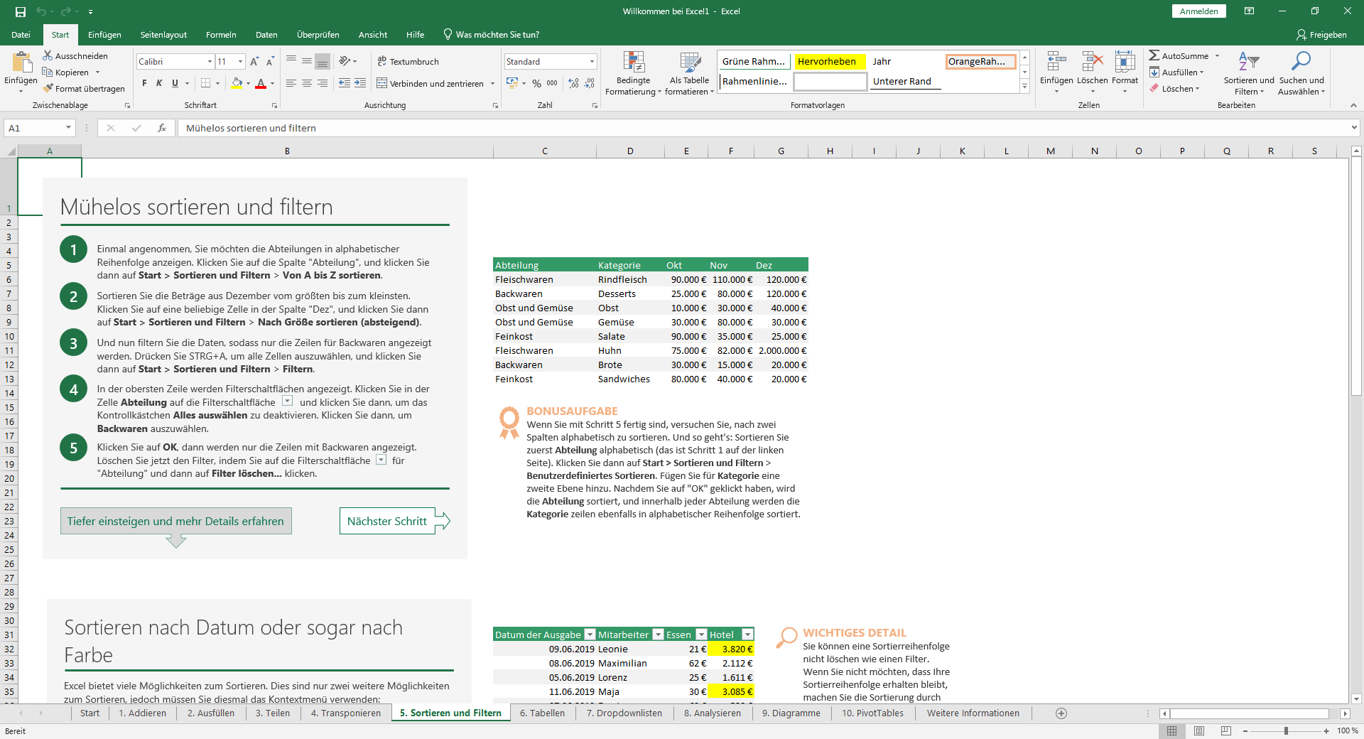 microsoft excel 2019