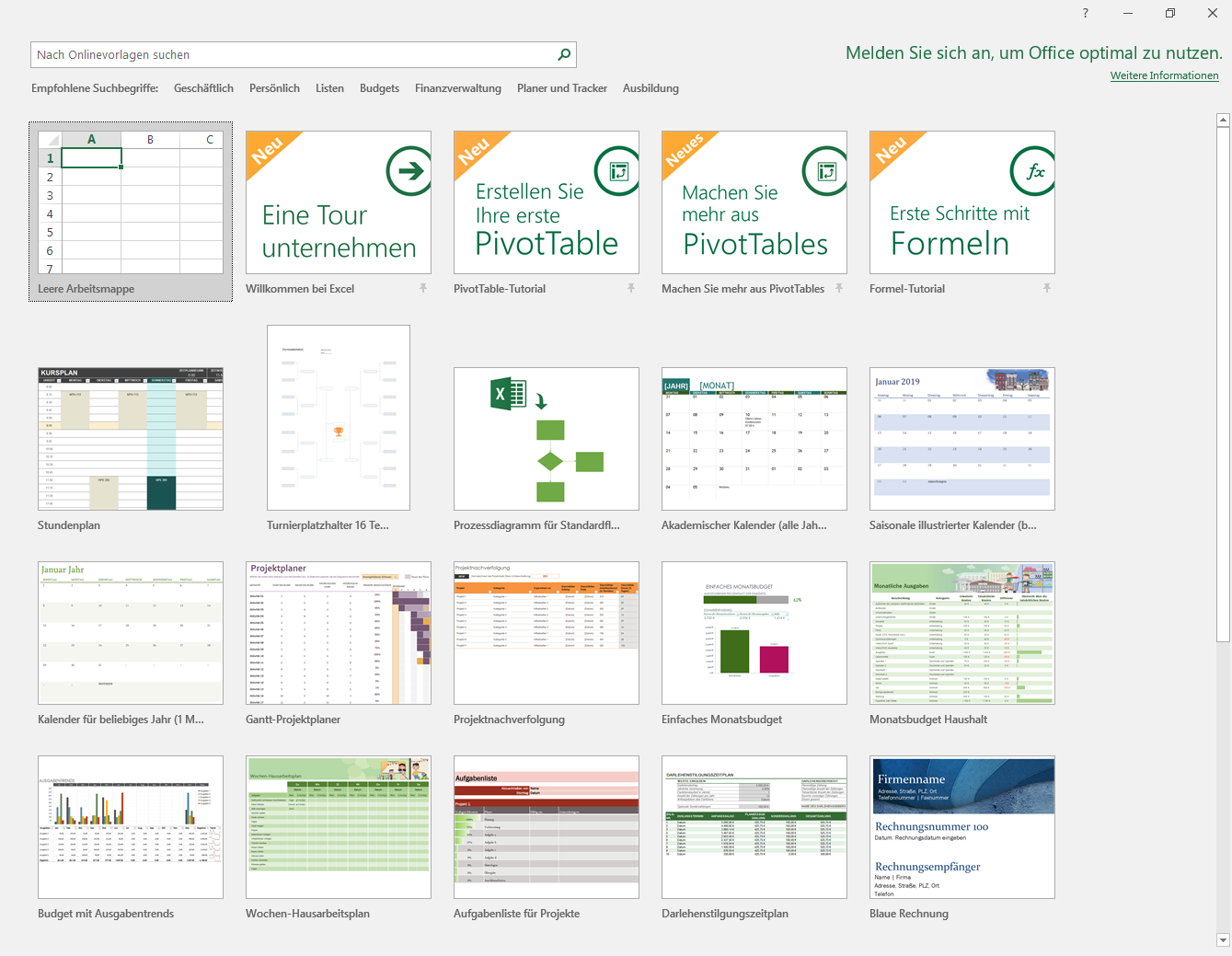 microsoft excel 2019