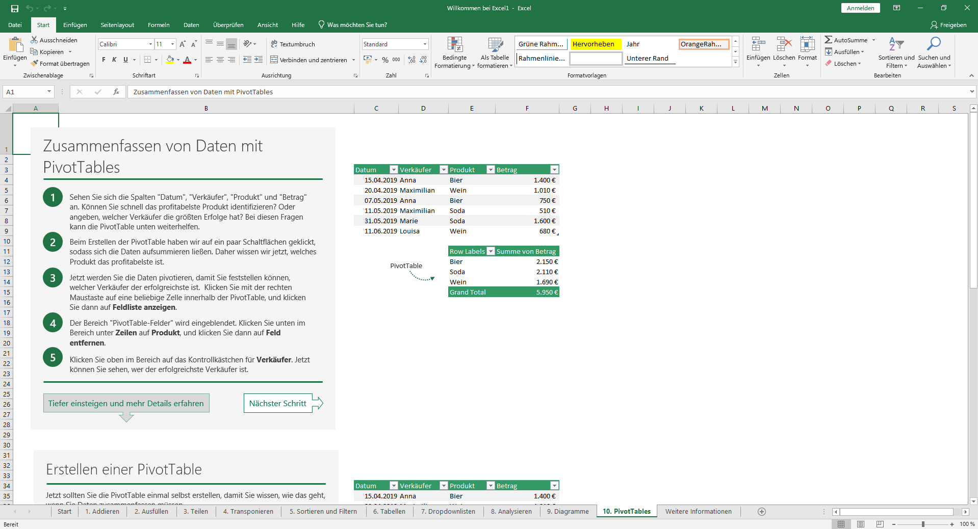 microsoft excel 2019